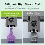 Soleyin 1.75mm Ultra PLA Filament Gray 1kg
