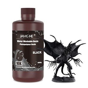 JamgHe 10K Black Water Washable 3D Printer Resin