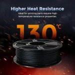 Carbon Fiber PETG Filament 1.75mm - 1KG Spool
