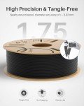 Carbon Fiber PLA Filament 1.75mm Black 1KG