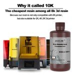 JamgHe 10K Black Water Washable 3D Printer Resin