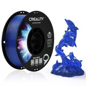 Clear Blue PETG Filament 1.75mm by CREALITY