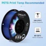 Clear Blue PETG Filament 1.75mm by CREALITY