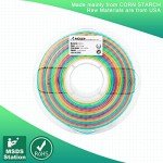 AMOLEN 1.75mm Multicolor Rainbow PETG Filament 1KG