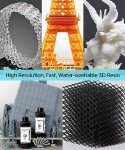 Fast Water Washable 4K 3D Printer Resin - 1000g