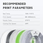 Odorless ABS Filament 1.75mm, 1 KG - White