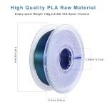 Likesilk 1.75mm Clog-Free PLA Silk Filament 1KG