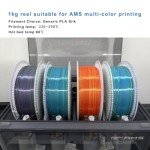Likesilk 1.75mm Clog-Free PLA Silk Filament 1KG
