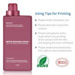 GEEETECH Water Washable UV Fast-Curing 3D Resin