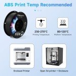 Creality ABS Filament 1.75mm Black - 2.2lbs