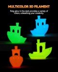 Glow in the Dark PETG Filament Bundle - 250g