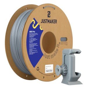 JUSTMAKER ABS+ 3D Printer Filament - 1kg Blue Gray