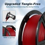 Flashforge Ruby Red Rapid PLA Filament 1kg 1.75mm
