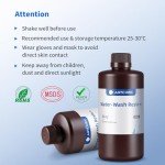 ANYCUBIC Water Washable 3D Printing Resin, Grey