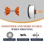 Universal 3D Printer Filament Spool Holder with Handle