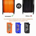 Orange ABS 1.75mm Filament - Low Odor, 1kg