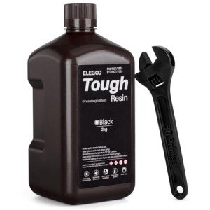 High Hardness Black 3D Printer Tough Resin 2000g