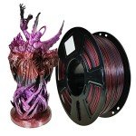 Stronghero3D Galaxy Red & Silk Purple PLA Filament