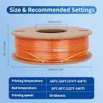 ZEBOT Dual Color PLA Filament Bundle 1.75mm