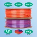 ZEBOT Dual Color PLA Filament Bundle 1.75mm