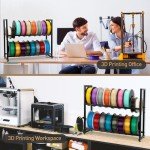 Heavy-Duty 3D Printer Filament Storage Rack