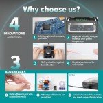 SUNLU 3D Printer Filament Connector with PTFE Sleeves