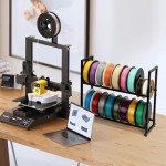 Heavy-Duty 3D Printer Filament Storage Rack