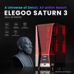 ELEGOO Saturn 3 12K Monochrome LCD 3D Printer