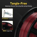 Flashforge 1.75mm Metallic Red PETG Filament 1kg