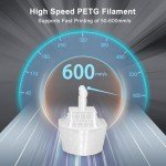 IEMAI 1.75mm Clear PETG Filament, 1kg Spool