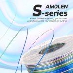 AMOLEN Silk PLA Multicolor 3D Printer Filament 1.75mm