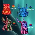 Shiny Dual Color Silk PLA Filament Bundle 1.75mm