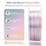ZIRO Shiny PLA Filament - Fast Color Change