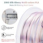 ZIRO Shiny PLA Filament - Fast Color Change