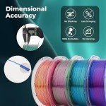 Shiny Dual Color Silk PLA Filament Bundle 1.75mm