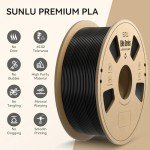 SUNLU Elite PLA 3D Printer Filament 1.75mm Black