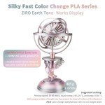 ZIRO Shiny PLA Filament - Fast Color Change