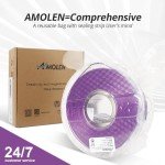 AMOLEN Dual Color Silk PLA Filament 1.75mm 1kg
