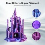 3DHoJor Triple Color Silk PLA Filament 1KG