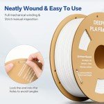 DEEPLEE 1.75mm PLA 3D Printer Filament, Black