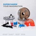 ELEGOO White & Gray PLA Plus Filament 2KG