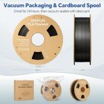 DEEPLEE 1.75mm PLA 3D Printer Filament, Black