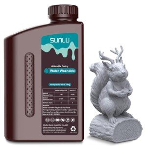 SUNLU Water Washable Fast Curing 3D Resin 1kg