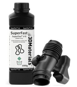 Flame-Retardant 3D Printer Resin 80A - Clear