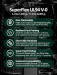 Flame-Retardant 3D Printer Resin 80A - Clear