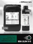 Flame-Retardant 3D Printer Resin 80A - Clear