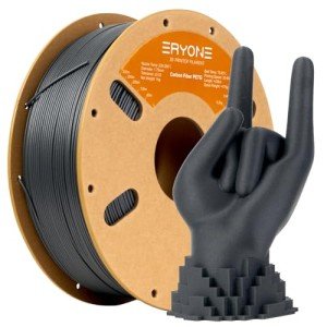 ERYONE Dark Grey Carbon Fiber PETG Filament 1.75mm