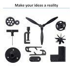 Blue Carbon Fiber 1.75mm Filament for 3D Printing