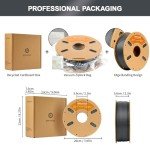 ERYONE Dark Grey Carbon Fiber PETG Filament 1.75mm