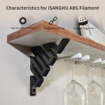 iSANGHU 1.75mm Carbon Fiber ABS Filament Spool